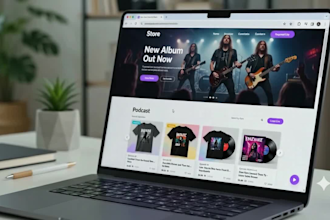 design a podcast website podcast radio website music artist website episodes