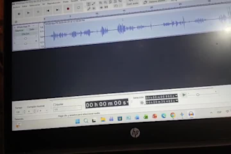 edición, limpieza y eliminación de ruido de fondo en archivo