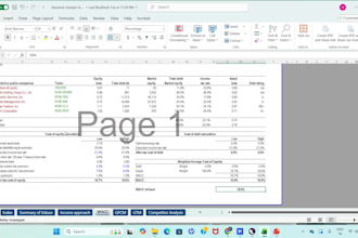 perform a business valuation