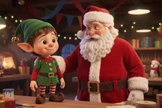 3d christmas cartoon animation video, 3d nursery rhyme storybook videos for kids