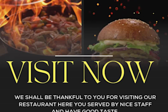 design a animated flyer