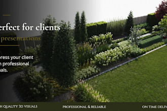 create 3d landscape visualization from your plan