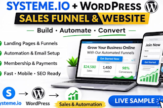 systeme io optin page sales page order form systeme io sales funnel landing page
