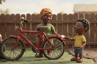 create a 3d claymation video for brand, ai claymation story for family