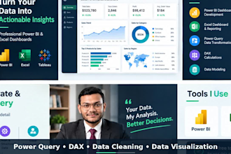 create a professional power bi dashboard