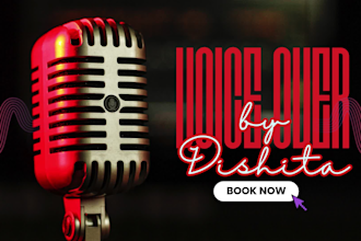 record a clear english and british female voiceover