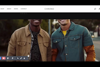 design modern framer website with clean responsive layout