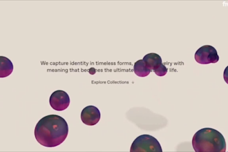 interactive 3d animated website with spline threejs and wordpress animation