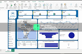 create professional excel dashboard, sales dashboard, and automated reports