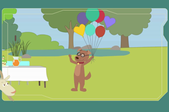 create a unique animated farm invitation for kids birthday