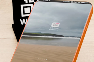 design and 3d print a custom qr code or nfc sign