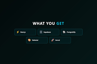build a full stack nextjs app with supabase backend