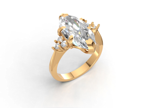 render luxury jewelry with 360 animation