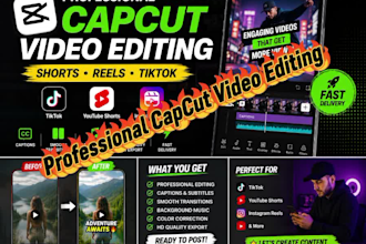 edit tiktok and youtube shorts in capcut