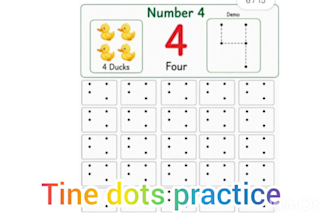 creat kids dots numbers tracing worksheets drawing bundle