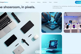 create modern websites for businesses