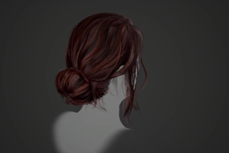 create realistic 3d metahuman hair groom unreal engine hair 3d character hair