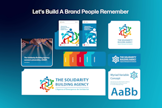 design a premium brand identity, logo and brand guidelines