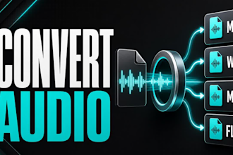 convert audio to mp3 wav m4a flac or any format
