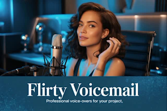 flirty sexy erotic female voice over, record nsfw asmr voice acting seductive
