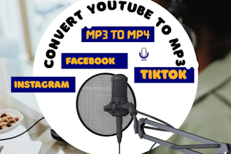 convert youtube to mp3, mp3 to mp4 video conversion
