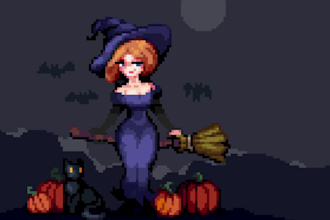make pixel art character animation furry pixel art character game art character