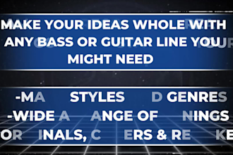 record bass or guitars for your metal or rock songs