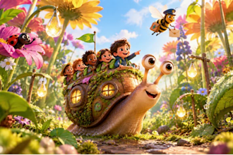 create ai 3d disney style children book illustrations and covers