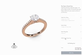 build an interactive 3d jewelry configurator and ring  customizer for shopify