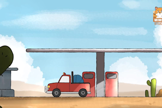 frame by frame cartoon animation