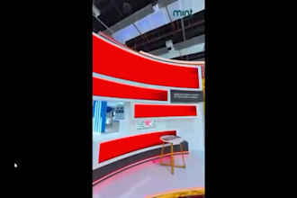 design trade show booth, exhibition stand and backdrop graphics