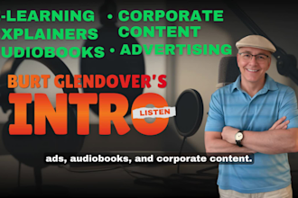 provide professional voiceovers for elearning and training