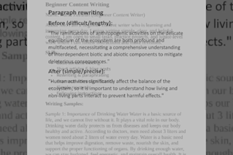 rewrite paragraphs and fix grammar for your content