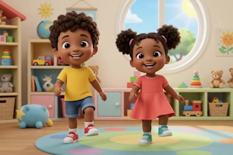 create 3d kids animation, cartoon animation and animation for kids