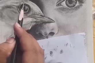 create detailed hand drawn charcoal drawings and sketches