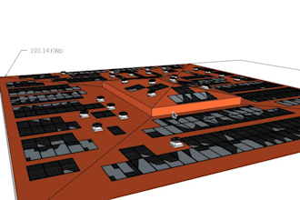 design solar pv system on pvsyst, autocad and sketchup