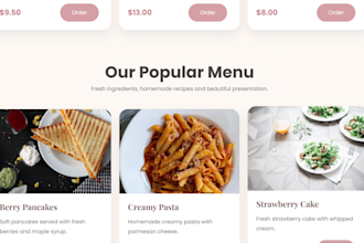 create a responsive website using HTML CSS bootstrap