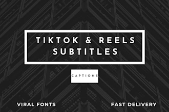 add professional subtitles and captions to your tiktok and reels