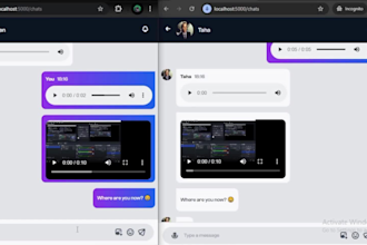 develop mern stack website and chat website
