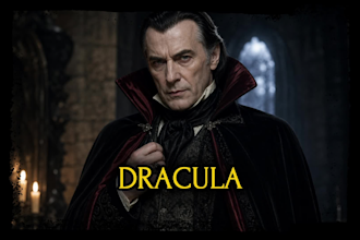 voice dracula or a gothic vampire