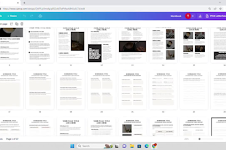 canva ebook design, canva workbook, worksheet, planner, journal, canva cookbook
