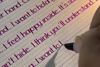 write neat handwritten notes in english and urdu