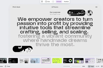 design startup presentation sales deck training presentation canva slide