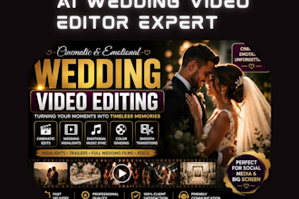 wedding video editing cinematic wedding video  wedding slideshows photography
