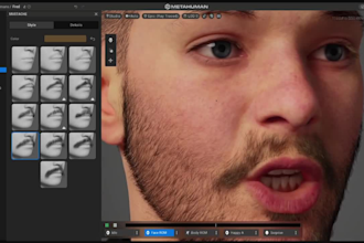 create 3d character modeling and rigging for iclone cc4 cc5 with facial rigging