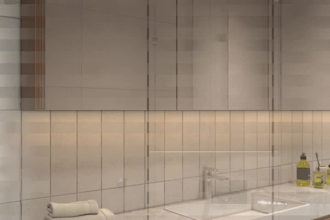 create bathroom interior design in 3d and render