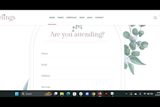 install wordpress theme, import demo like the demo, and customize your website