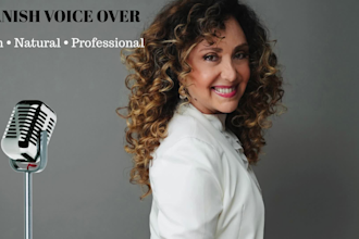 record a professional spanish voice over with a neutral latin accent