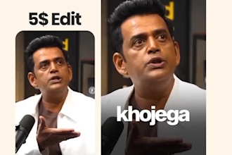 edit youtube videos, insta reels and tiktok