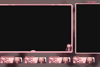 create animated twitch overlay and stream package